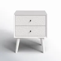 Ensemble de chambre à coucher de couleur blanche Combohome-Meubles de chambre à coucher 4 pièces, lit Queen moderne européen