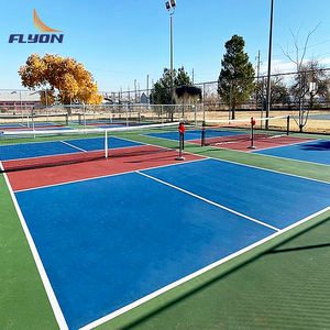 Custom Size Full <b>Fencing</b> Integrated High Strength Stable Commercial Residential Standard Pickleball Court PVC Anti-Slip - Product Image 1