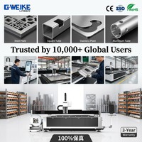 Machine de découpe laser à fibre G.WEIKE de haute qualité 6000W 5x10ft avec contrôle Cypcut et support IA pour tôles et tubes métalliques