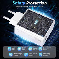 Chargeur USB 90W Prise EU US Charge Rapide Turbo Adaptateur d'Alimentation pour Xiaomi 15 T 14 Ultra 13t 12 Poco X6 X7 F8 Redmi Note 14 13 Pro