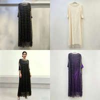 Robe Kaftan de Luxe Perlée à la Main pour Femme, Abaya de Dubaï, Robe de Soirée Longue Musulmane, Robe Formelle Modeste pour l'Aïd, Mariage, Ramadan, ODM