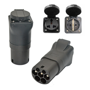 Adaptateur de <span class=keywords><strong>chargeur</strong></span> Type2 EV EVSE IEC62196 adaptateur de prise pour RV <span class=keywords><strong>camping</strong></span>-<span class=keywords><strong>car</strong></span> Scooter électrique prise de charge externe AC <span class=keywords><strong>220V</strong></span> - Product Image 2