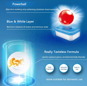 Pastiglie per Lavastoviglie OEM 10/12/15g, Vendita all'Ingrosso, Personalizzabili, per Macchie d'Olio, Detergente Ecologico Effervescente - Product Image 5