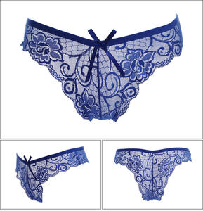 Милые кружевные женские прозрачные сексуальные трусики-стринги - Product Image 3