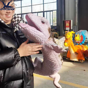 Thực tế dễ thương cao su nhỏ Trex bé khủng long cuộc sống như con rối khủng long cho trẻ em - Product Image 2