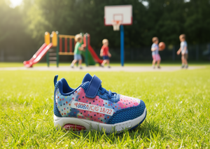 Scarpe Sportive per Bambini Colore Blu Cielo Tomaia Sintetica Fodera in Rete Suola in Gomma Intersuola in EVA Taglia 18/22 - Product Image 2