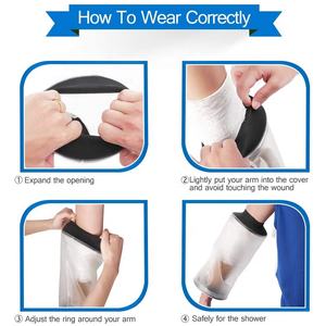 Penutup lengan garis Picc tahan air dapat dipakai ulang untuk lengan atas, L/XL untuk perlindungan luka penutup Pancuran garis Picc - Product Image 6