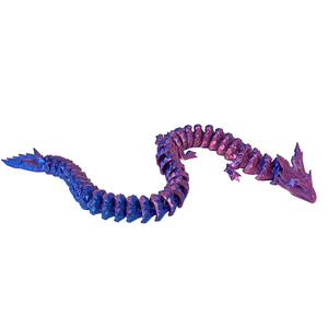Œuf de dragon imprimé en 3D, jouet de dragon en cristal, décoration pour la maison et le bureau, jouets de dragon entièrement articulés imprimés en 3D pour enfants - Product Image 1