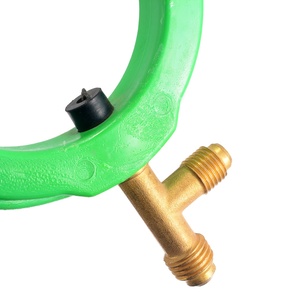 Machine à robinet latérale 2 en 1, 2 en 1, salle de bains, robinet R134A <span class=keywords><strong>R410A</strong></span> AC, connexion 1/4 SAE et 1/2 filetage Acme, bouteille réfrigérant - Product Image 3