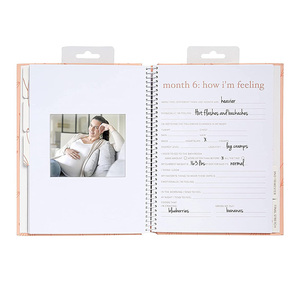 Journaux personnalisables avec reliure spirale invisible, journal <span class=keywords><strong>de</strong></span> bébé, journal <span class=keywords><strong>de</strong></span> <span class=keywords><strong>grossesse</strong></span> - Product Image 3
