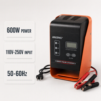 Chargeur de batterie intelligent à impulsions 600W 110V-250V 50-60Hz pour batteries au plomb 12V 24V 6-400Ah pour l'entretien des batteries automobiles