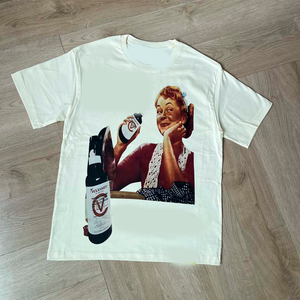 That's a <strong>Terrible</strong> Lot of Cartoon Printed V-neck Loose Fit Casual Pure Cotton Short Sleeve Men's T-<strong>shirt</strong> - Product Image 1