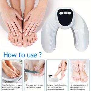 Secador de Uñas Eléctrico Multifuncional 2 en 1, Dispositivo Plegable para Tratamiento Láser de Hongos en las Uñas de los Pies - Product Image 4