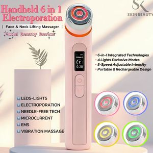 <span class=keywords><strong>Appareil</strong></span> facial multifonctionnel Dermio exclusif avec électroporation AirShot, outil de soin de la peau à domicile pour un effet salon, cadeaux personnalisés - Product Image 3