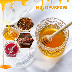 Tarro de <span class=keywords><strong>Miel</strong></span> de Cristal Transparente con Tapa y Dispensador, Recipiente de Cristal para <span class=keywords><strong>Miel</strong></span> y Jarabe para la Cocina del Hogar - Product Image 5