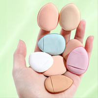 Ensemble d'éponges à maquillage pour doigts de taille mini, super douces, houppettes portables multifonctionnelles, outil de beauté personnalisé, marque personnalisée