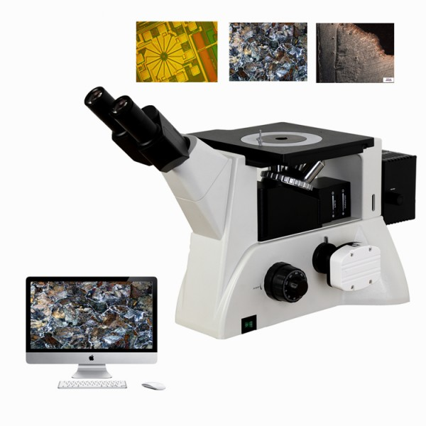 Wide Field Inverted Infinity Optical Metallographic Microscope Petrographic Microscope with Imaging Analysis System