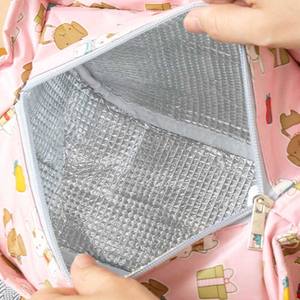 Sac isotherme de pique-nique en tissu Oxford portable, motif personnalisé, sac isotherme imperméable pour le stockage des aliments, pour les voyages en plein air - Product Image 4