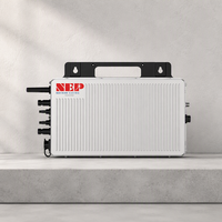 Micro-onduleur solaire NEP BDHX-1000 pour systèmes connectés au réseau et hors réseau, protection IP65, compatible avec les batteries au lithium, onduleur de stockage d'énergie
