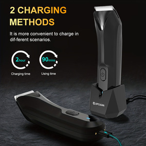 Aanpasbare Draadloze Lies & Body Hair Trimmer Elektrisch Scheerapparaat Voor Gevoelige Gebied Bal Haar Trimmer Pijnloze Scheermachine - Product Image 4