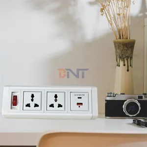 BNT Customizable Removable Conference Table Top Power Socket AC 16A Rated Current Available in White Black