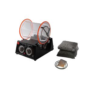 เครื่องขัดเงาอัญมณีแบบถังแก้ว พร้อมอุปกรณ์ขัดผิวหินหยก เงิน ทอง  ทำจากสแตนเลสแบบหมุน - Product Image 6