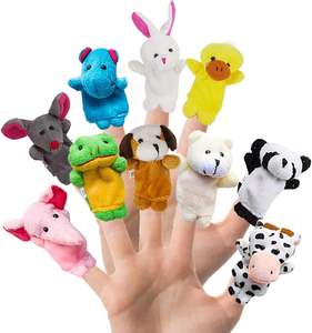 Juego <span class=keywords><strong>de</strong></span> 10 Marionetas <span class=keywords><strong>de</strong></span> Dedo para Cuentos, Mini Figuras <span class=keywords><strong>de</strong></span> Peluche, Juguetes <span class=keywords><strong>de</strong></span> Peluche Suaves, Marionetas <span class=keywords><strong>de</strong></span> Dedo para Niños - Product Image 5