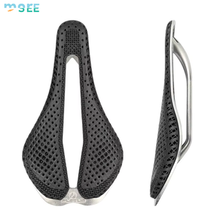 <span class=keywords><strong>Selle</strong></span> de vélo SeeMore OEM, imprimée en 3D, en alliage de titane, haute résistance, <span class=keywords><strong>ultra</strong></span> légère, respirante, amortissante, creuse - Product Image 3