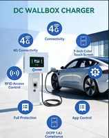 Station de recharge pour véhicules électriques Wallbox DC 100 kW Combo CCS2 Chademo RFID IP54 Chargeur rapide Nouveau 380V Certifié