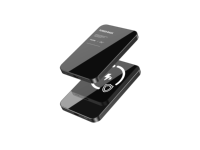 Power Bank Ultra Tipis Magnetik Nirkabel Baterai Li-Polymer 5000mAh Kaca Tempered Pengisian Cepat PD 20W Terlaris