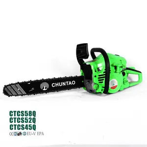 Factory Supply 58CC Power Motor Engine Pruning Shears Cordless Portable Chain Saw Gasoline Chainsaw for Wood Cutting