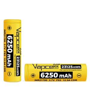 Batterie lithium-ion <span class=keywords><strong>Vapcell</strong></span> F63 <span class=keywords><strong>21700</strong></span> 3.7V 6250mAh 12.5A, la plus grande capacité, emballage industriel pour lampe torche - Product Image 3