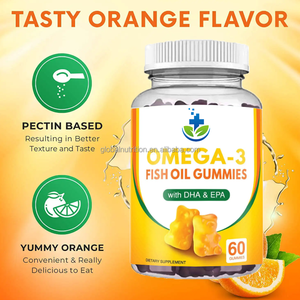 Veganistische Kruiden Visolie Gummies Voedingssupplement Epa Dha Levertraan Gummies Oem Omega 3 Visolie Gummy - Product Image 3