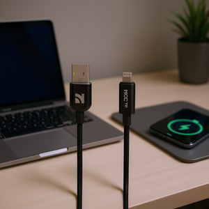 สายชาร์จ NCC 12W USB สำหรับ Light-ning ความยาว 1.2 เมตร รุ่น XC-0503 ชาร์จเร็วพิเศษ PD 480Mbps ทนทานสูง ผลิตจากโลหะผสมสังกะสี พร้อมระบบตัดการเชื่อมต่ออัตโนมัติ - Product Image 3