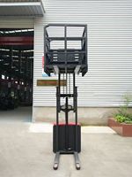 Chariot élévateur à batterie lithium 1600 kg (1,6 tonne) avec fonction marche debout, transpalette électrique avec certification CE ISO