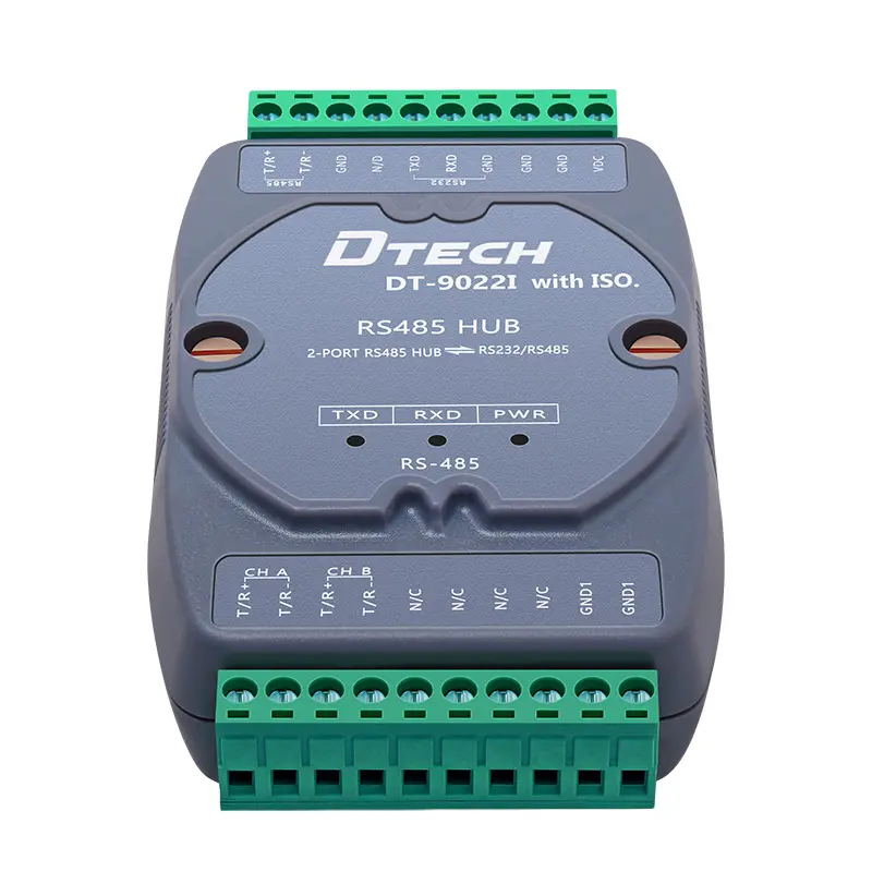 DTECH Kommunikation schutz wandler foto elektrische Isolation aktiv RS232/RS485 zu 2 Ports RS485 HUB