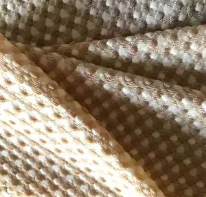 Tissu de coton en nylon tricoté teint en fil jacquard extensible en Spandex 200gsm personnalisé en croix de style européen pour vêtements