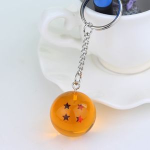 <span class=keywords><strong>Porte</strong></span>-clés élégant en alliage de zinc et résine, léger, avec pendentif à sept perles, collection de fans de dessins animés 1-7 étoiles, 27 mm, mousqueton en métal, populaire - Product Image 6