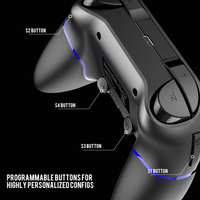 Avec fonction de programmation par vibration pour manette de jeu PS4 adaptateur pour manette de jeu sans fil Android PS3