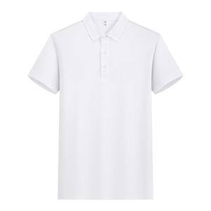 Polo pour homme, couleur unie, polyester, évacuation de l'humidité, manches courtes, vêtements de travail, usage quotidien - Product Image 3