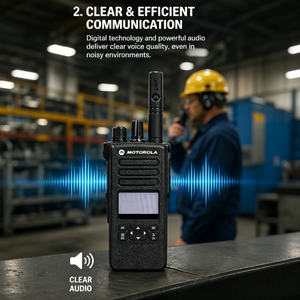 Radio Bidireccional DP4601E XIR P8628i con GPS y WiFi, Resistente al Agua IPX-8, VHF Digital para Larga Distancia - Product Image 5