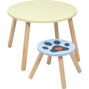 Ensemble table et chaises en bois multifonctionnel sur le thème des animaux <span class=keywords><strong>pour</strong></span> enfants, 4 places <span class=keywords><strong>pour</strong></span> les tout-petits de 2 à 6 ans - Product Image 6