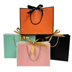 Bolsas de Papel Ecológicas para Compras y Regalos con Cierre de Cordón, Reutilizables e Impermeables, Personalizables para Accesorios de Velas - Product Image 6