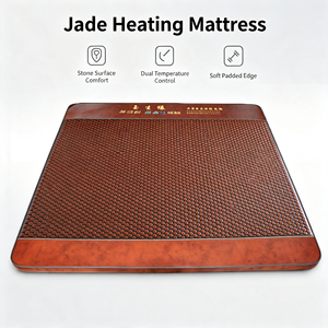 Alfombrilla Térmica de Jade <span class=keywords><strong>Natural</strong></span> con Infrarrojos Lejanos, Calentador Eléctrico de Cama con Temperatura Ajustable para SPA en Casa, Relajación y Brillo de la Piel - Product Image 1