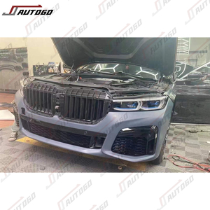 Kit carrosserie pour <span class=keywords><strong>BMW</strong></span> 7 G12 mise à niveau vers G12 Lci MT pare-chocs avant arrière grille phare arrière jupe latérale capot garde-boue diffuseur tuyau - Product Image 6