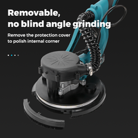 110V/220V 9" Electric Wall Grinder and Polisher Drywall Sanders Handheld Concrete Ceiling Floor Polishers Polishing Machines