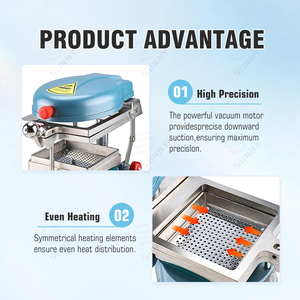 Dental Vacuum <b>Laminator</b> Thermoforming Model Vacuum Forming <b>Machine</b> Dental Model Inverted Molding <b>Machine</b> - Product Image 3