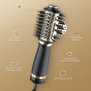 Nuevo Diseño Popular 700W secador <span class=keywords><strong>de</strong></span> pelo secado Mini <span class=keywords><strong>cepillo</strong></span> <span class=keywords><strong>de</strong></span> aire caliente con un paso tres ajustes <span class=keywords><strong>de</strong></span> calor <span class=keywords><strong>cepillo</strong></span> secador <span class=keywords><strong>de</strong></span> pelo para viajes - Product Image 3