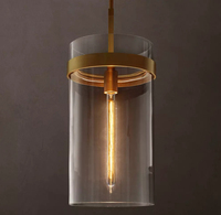 Luminaires suspendus en cuivre de luxe modernes pour restaurant, bar, salle à manger, chambre à coucher, éclairage suspendu pour chambre