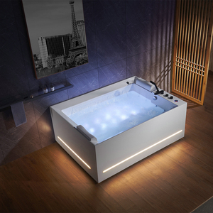 Baignoires Spa Carrées en Acrylique pour Intérieur, Jacuzzi à Jets d'Air pour Adultes, Idéales pour Villa - Product Image 2